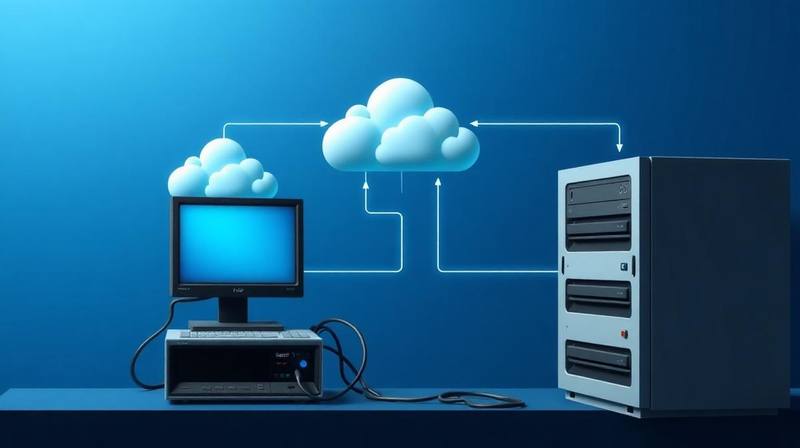 Homem de TI operando em um datacenter, simbolizando a modernização e migração de sistemas legados com segurança e eficiência em São Paulo