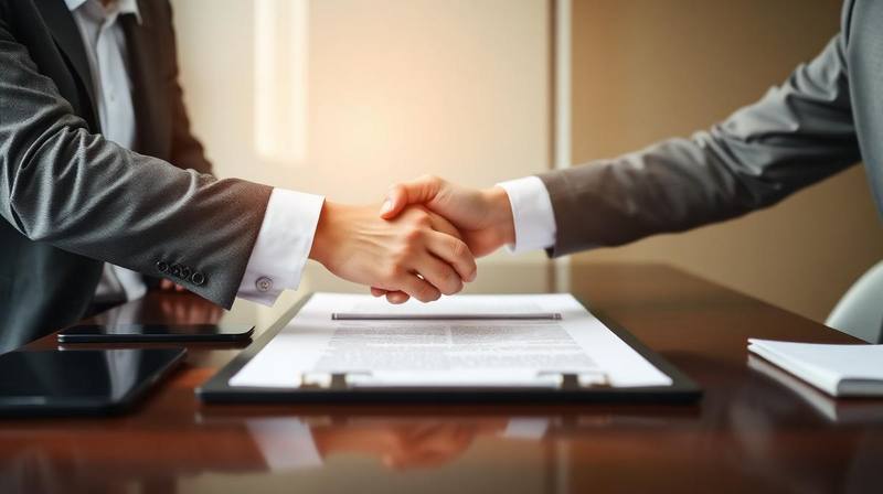 Pessoas analisando um contrato de SLA de TI com gráficos e dados